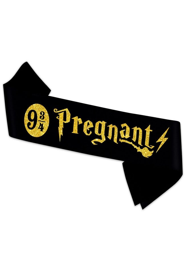 PYQWA 9 3/4 Pregnant Sash - Witch or Wizard Gender Reveal Mommy to Be Sash - Magical HP Welcome Baby Muggle Party Decorations - Image 4